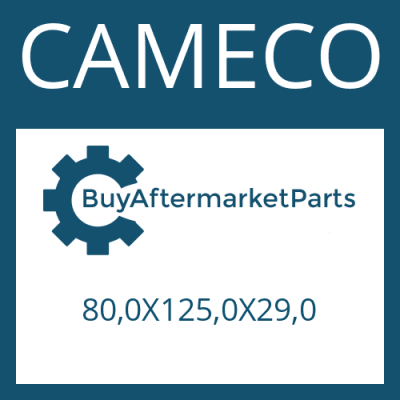 80,0X125,0X29,0 CAMECO TAPER ROLLER BEARING
