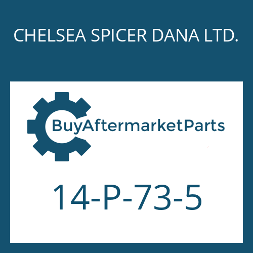 14-P-73-5 CHELSEA SPICER DANA LTD. WASHER