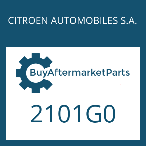 2101G0 CITROEN AUTOMOBILES S.A. CONVERTER BELL