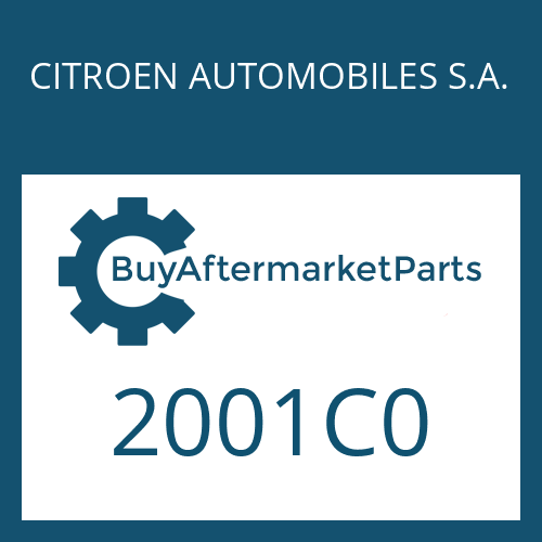 2001C0 CITROEN AUTOMOBILES S.A. CONVERTER