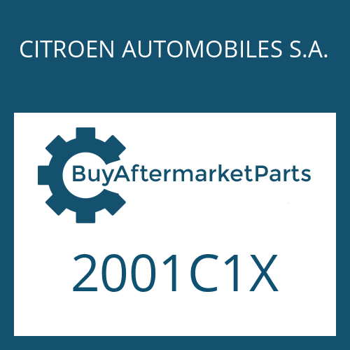 2001C1X CITROEN AUTOMOBILES S.A. CONVERTER