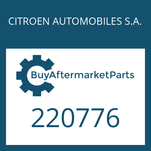 220776 CITROEN AUTOMOBILES S.A. STIRNDECKEL