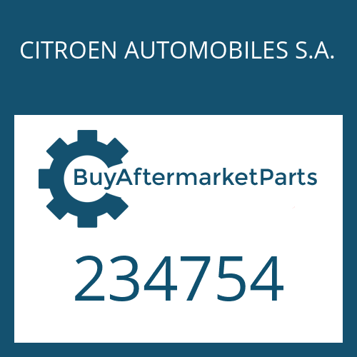 234754 CITROEN AUTOMOBILES S.A. BEARING SET