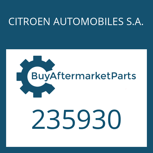 235930 CITROEN AUTOMOBILES S.A. STUD