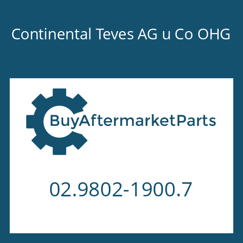 02.9802-1900.7 Continental Teves AG u Co OHG SHIM RING