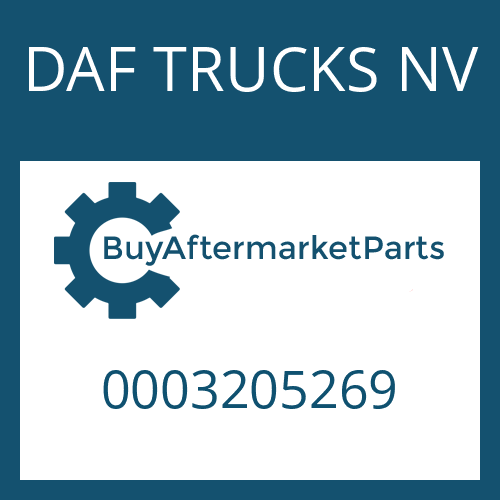 0003205269 DAF TRUCKS NV BEARING PIN