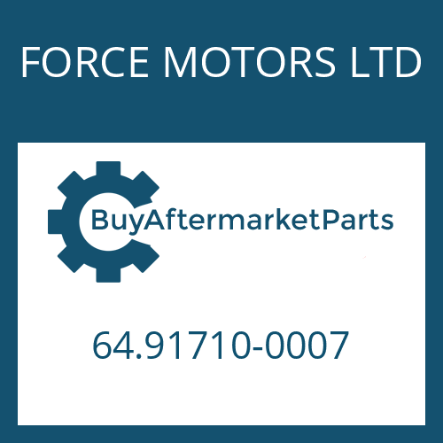 64.91710-0007 FORCE MOTORS LTD SEALING RING