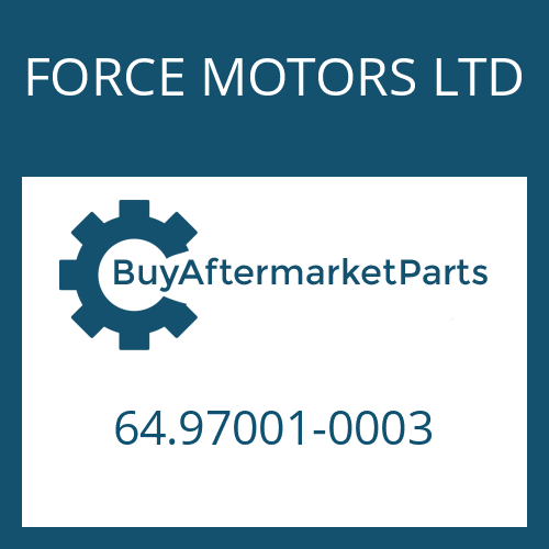 64.97001-0003 FORCE MOTORS LTD CONNECTION PLATE