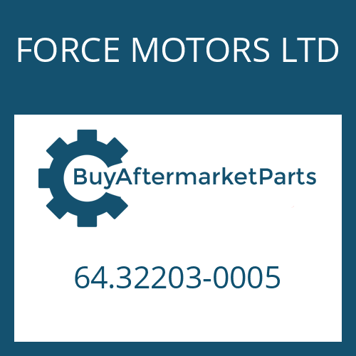 64.32203-0005 FORCE MOTORS LTD DRIVER