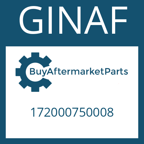 172000750008 GINAF PUMP CARRIER