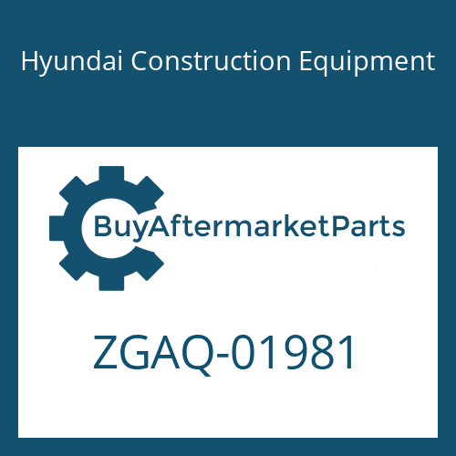 ZGAQ-01981 Hyundai Construction Equipment SPRING-COMPRESSOR