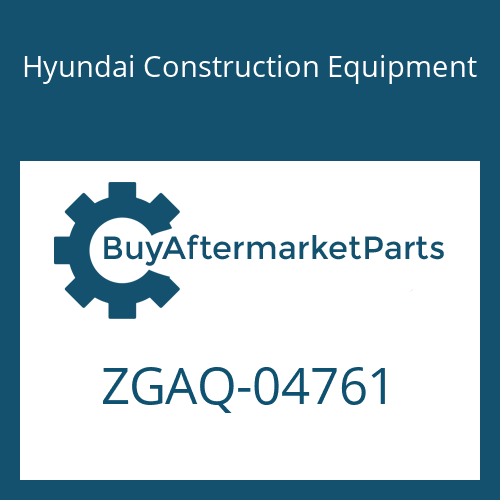 ZGAQ-04761 Hyundai Construction Equipment PLUG-SCREW