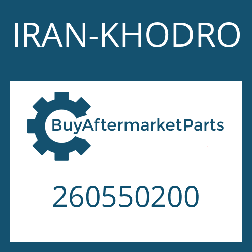 260550200 IRAN-KHODRO SHAFT SEAL