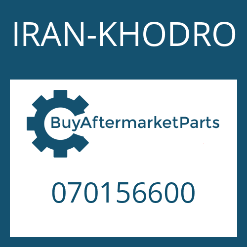 070156600 IRAN-KHODRO SLOTTED NUT