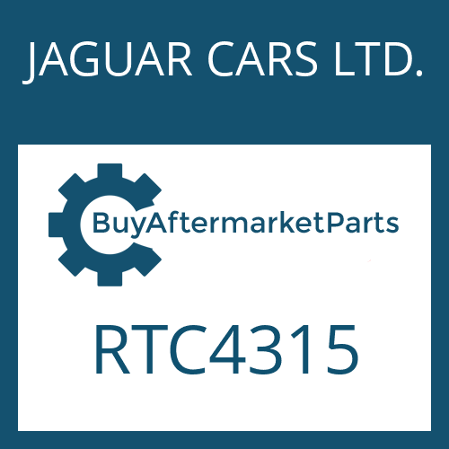 RTC4315 JAGUAR CARS LTD. CLIP