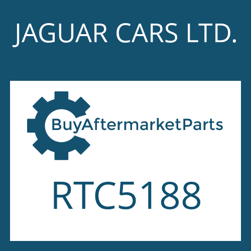 RTC5188 JAGUAR CARS LTD. PLANETARY DRIVE