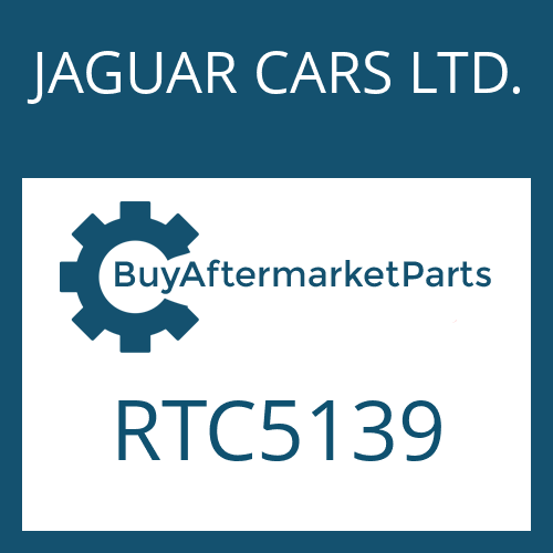 RTC5139 JAGUAR CARS LTD. END DISC