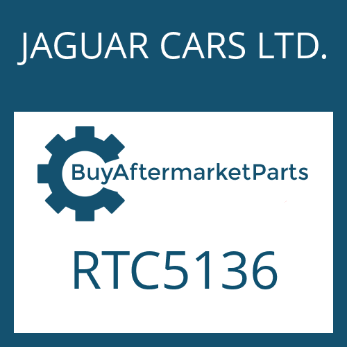 RTC5136 JAGUAR CARS LTD. END DISC