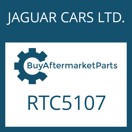 RTC5107 JAGUAR CARS LTD. INTERMEDIATE PLATE
