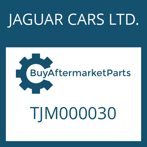 TJM000030 JAGUAR CARS LTD. PUMP