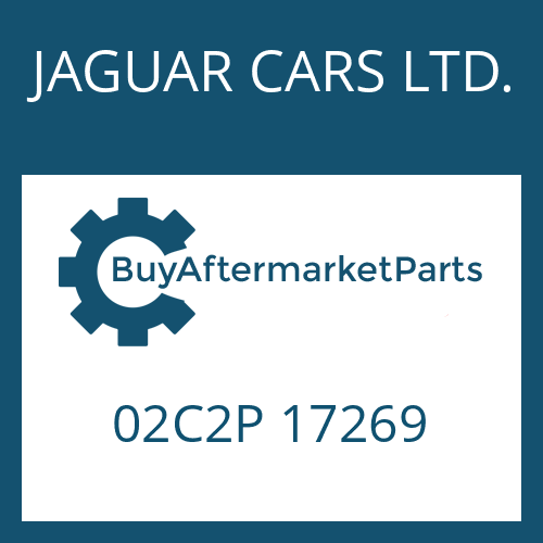 02C2P 17269 JAGUAR CARS LTD. ABTRIEBSFLANSCH