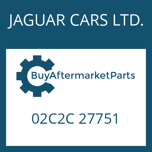 02C2C 27751 JAGUAR CARS LTD. MECHATRONIC