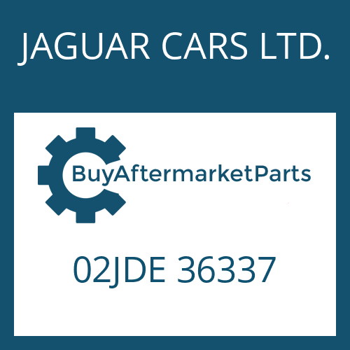 02JDE 36337 JAGUAR CARS LTD. MECHATRONIC