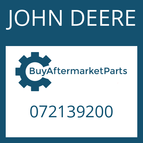 072139200 JOHN DEERE DIFFERENTIAL BEVEL GEAR