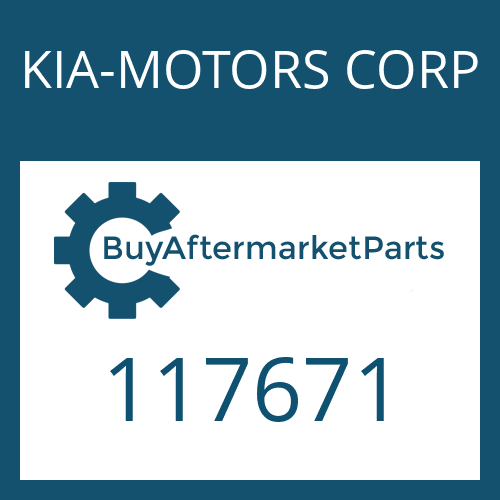 117671 KIA-MOTORS CORP PUMP SHAFT