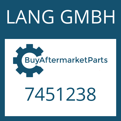 7451238 LANG GMBH BALL BEARING