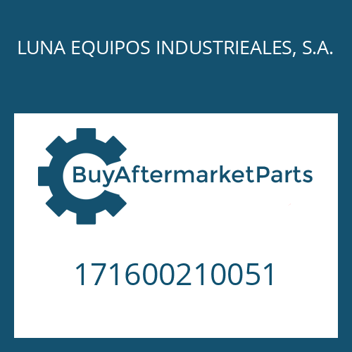 171600210051 LUNA EQUIPOS INDUSTRIEALES, S.A. COVER PLATE