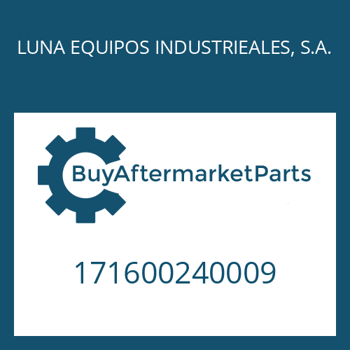 171600240009 LUNA EQUIPOS INDUSTRIEALES, S.A. SHIFTER ROD