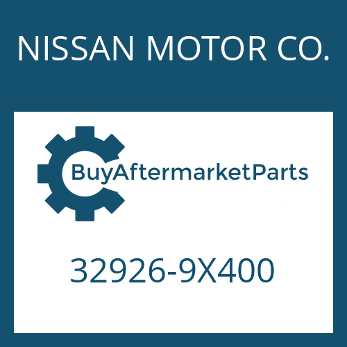 32926-9X400 NISSAN MOTOR CO. WASHER