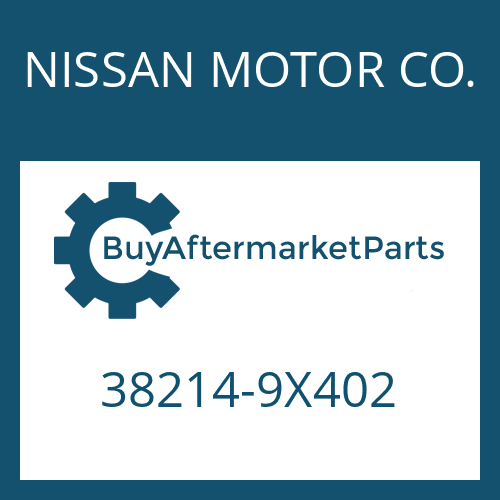 38214-9X402 NISSAN MOTOR CO. SEALING CAP