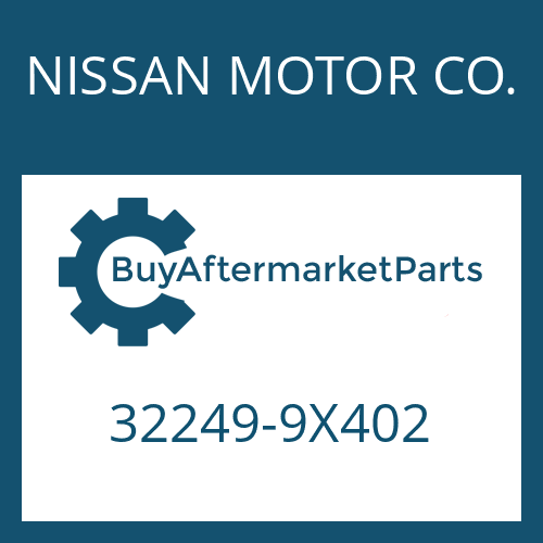 32249-9X402 NISSAN MOTOR CO. WASHER