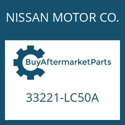 33221-LC50A NISSAN MOTOR CO. OUTPUT FLANGE