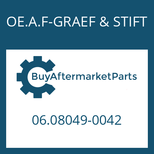 06.08049-0042 OE.A.F-GRAEF & STIFT SCREW PLUG