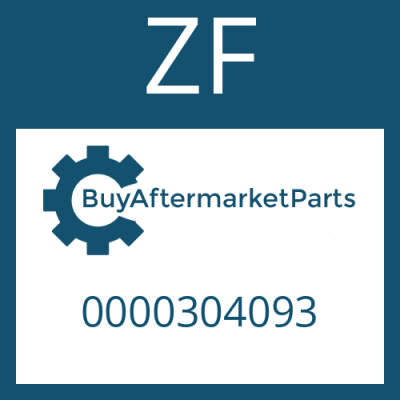 0000304093 ZF SLOTTED NUT