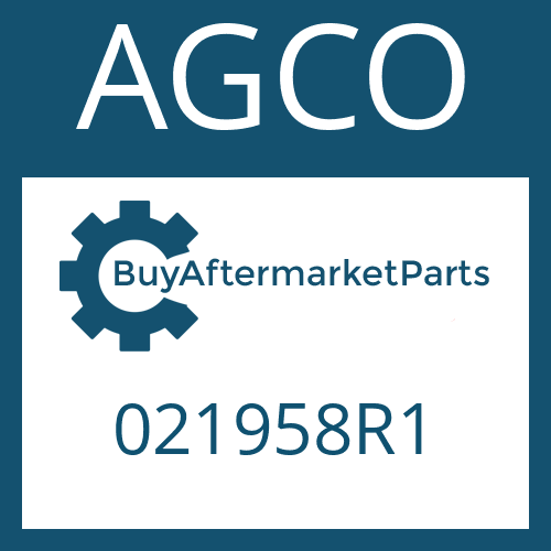 AGCO 021958R1 - Part