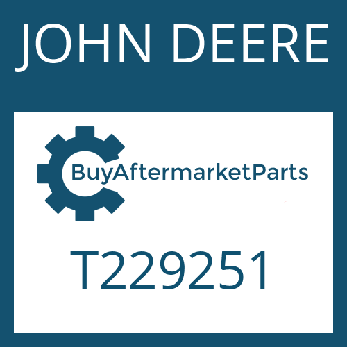 JOHN DEERE T229251 - JOINT HOUSING