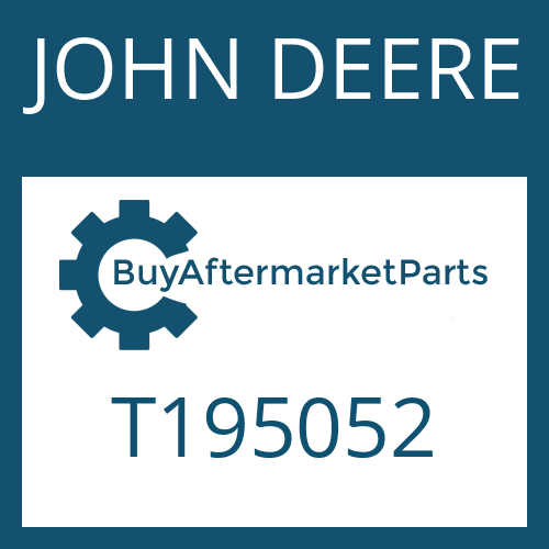 JOHN DEERE T195052 - INTERMEDIATE SHEET