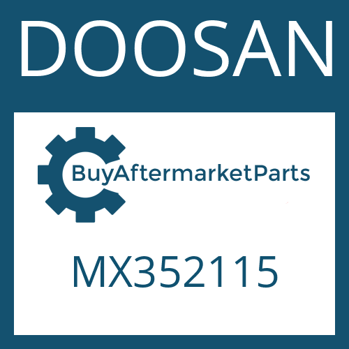 DOOSAN MX352115 - SUCTION FILTER