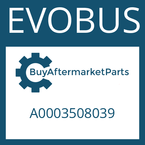 EVOBUS A0003508039 - BEVEL GEAR SET