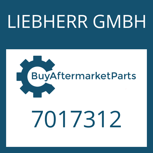 LIEBHERR GMBH 7017312 - Part