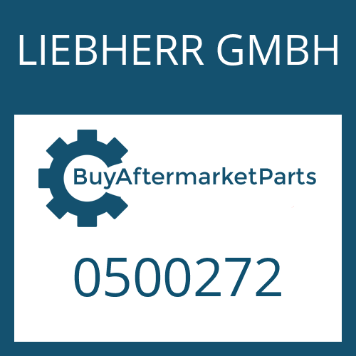 LIEBHERR GMBH 0500272 - Part