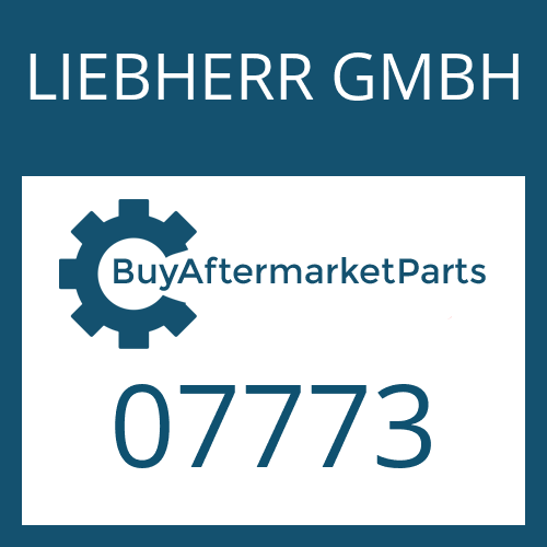 LIEBHERR GMBH 07773 - Part