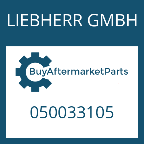 LIEBHERR GMBH 050033105 - Part