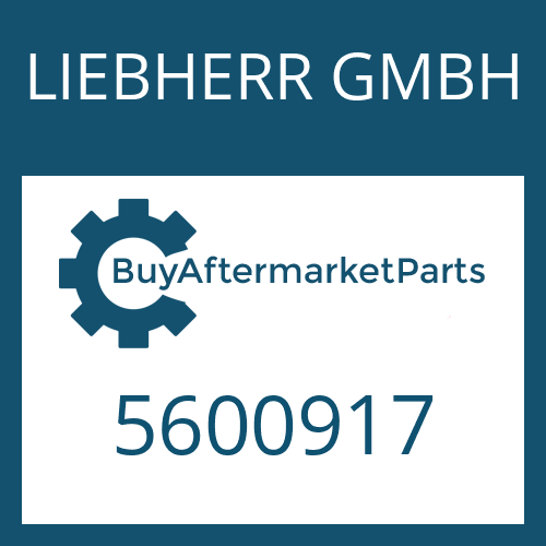 LIEBHERR GMBH 5600917 - Part