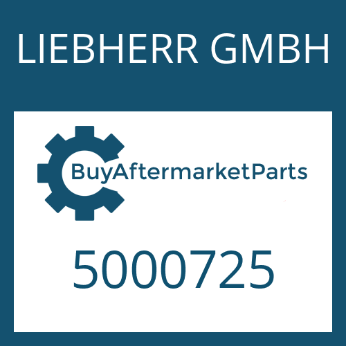 LIEBHERR GMBH 5000725 - Part