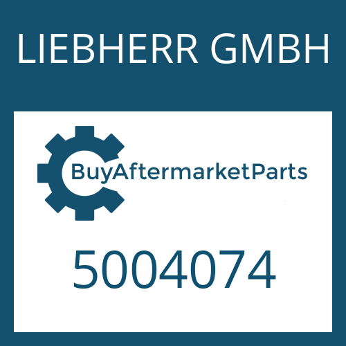LIEBHERR GMBH 5004074 - Part